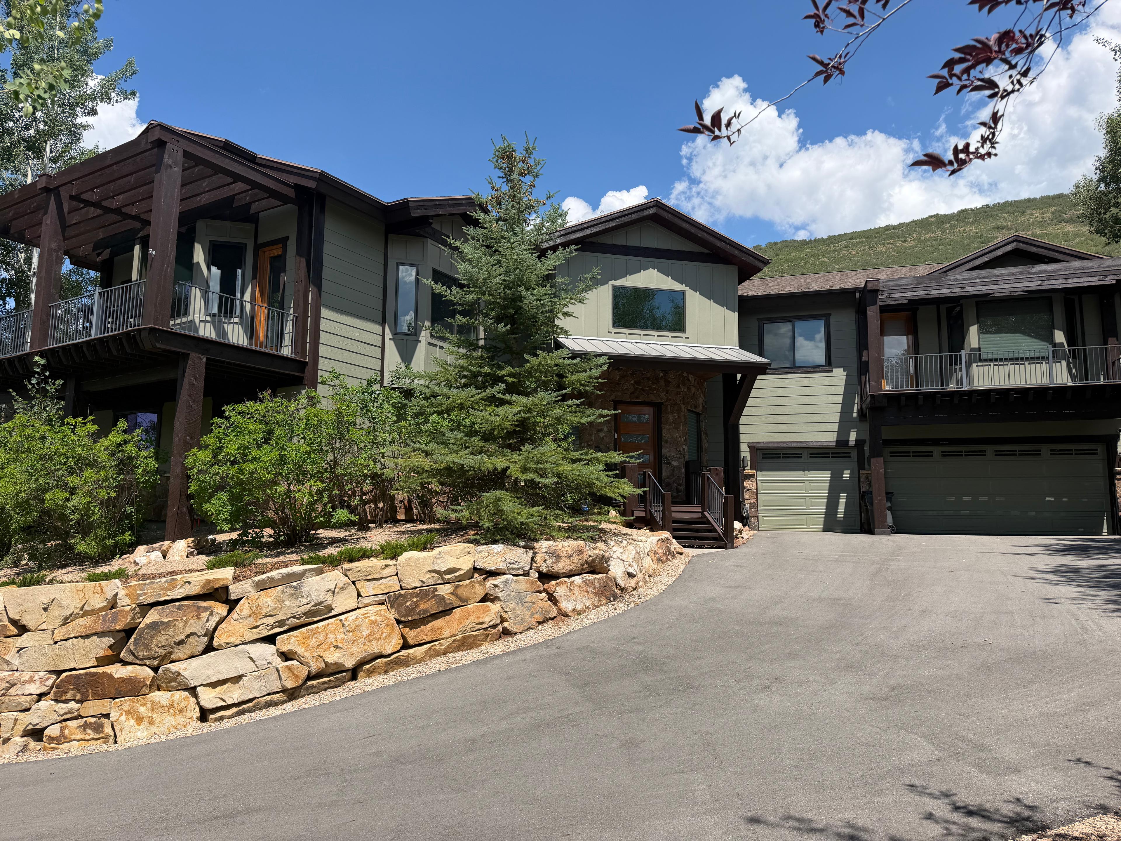 Exterior Trim & Door Staining Project