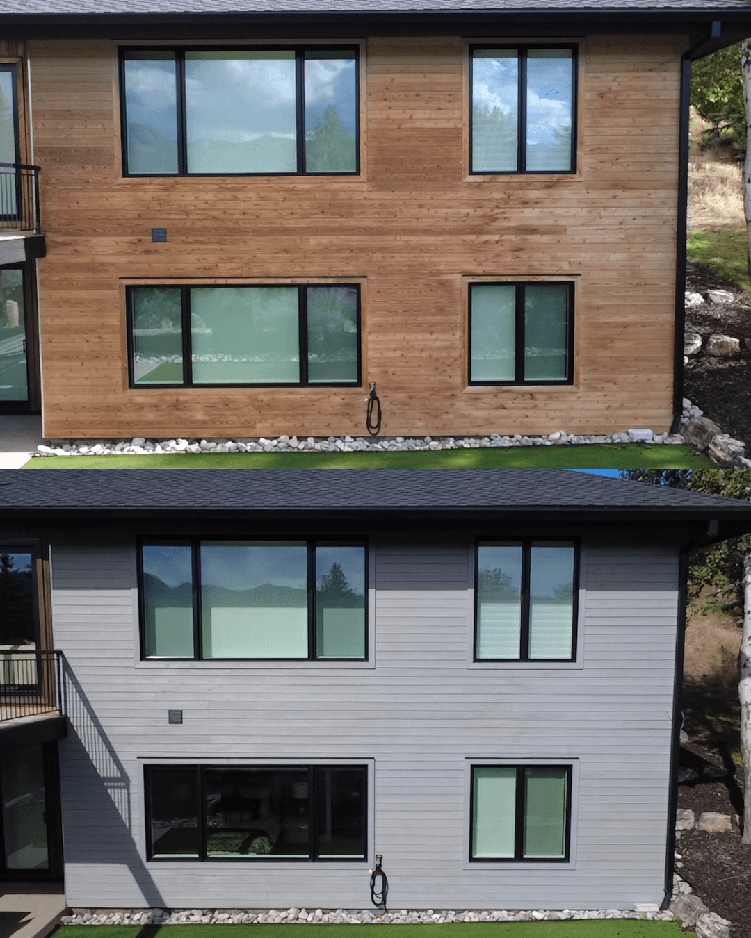Semi-Transparent Stain Restoration