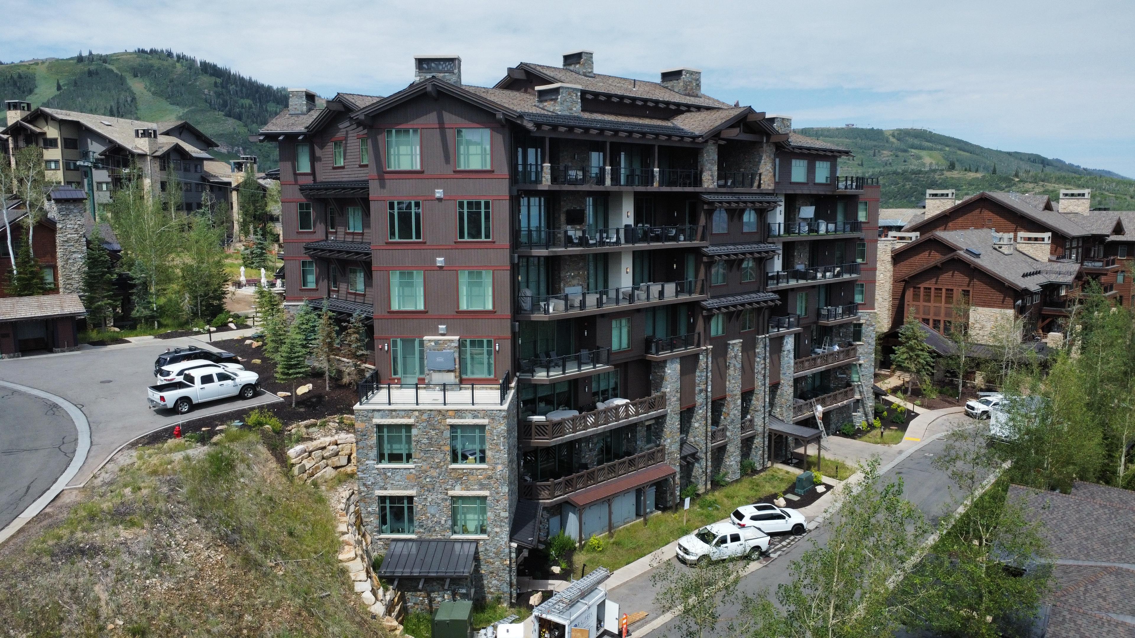 Talisker Club Exterior Restaining Project