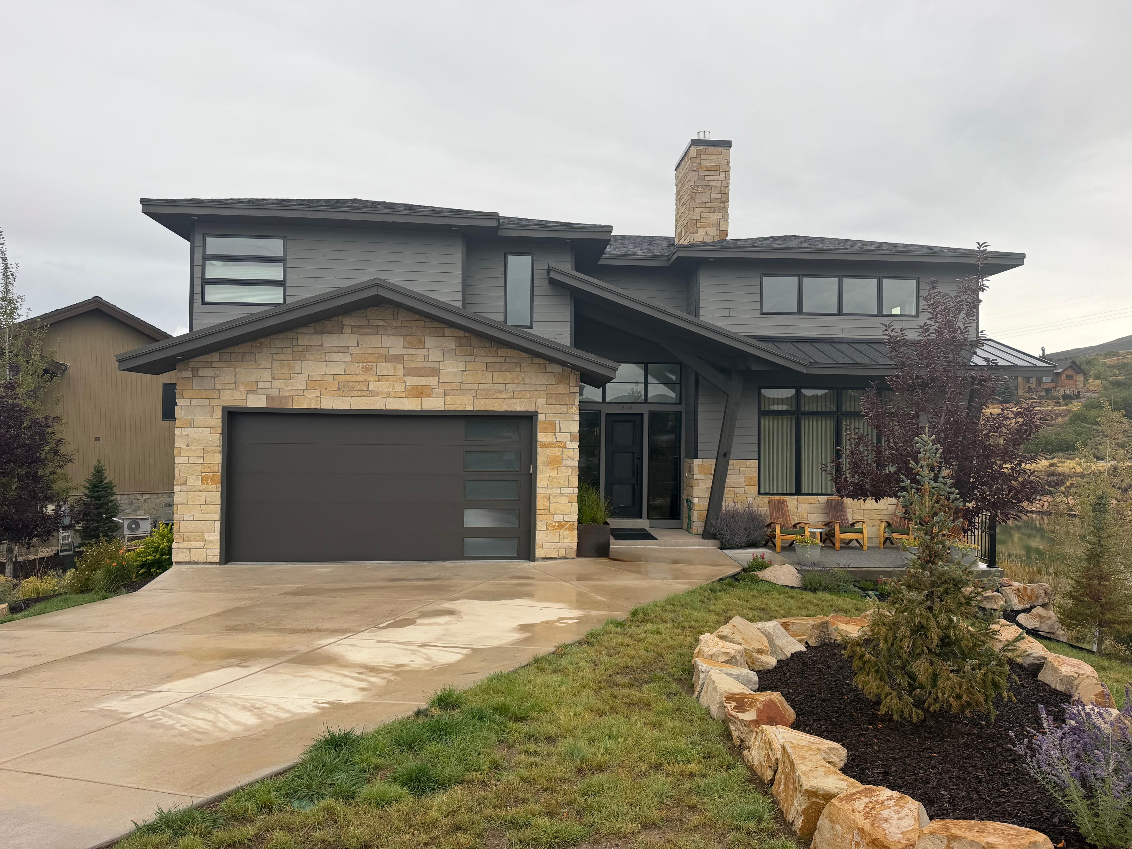 Exterior House Staining Project