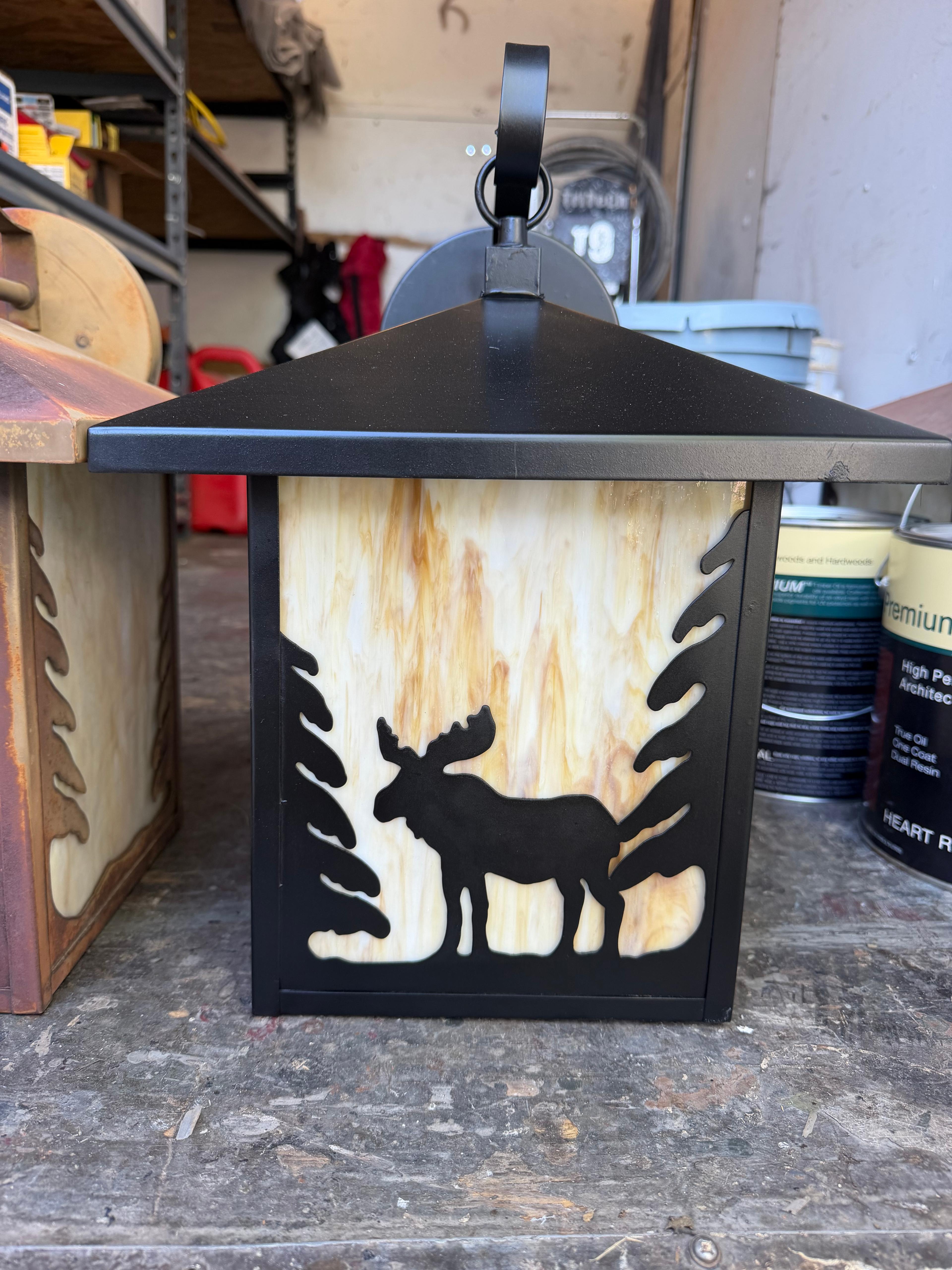 Metal Lighting Feature Refinishing