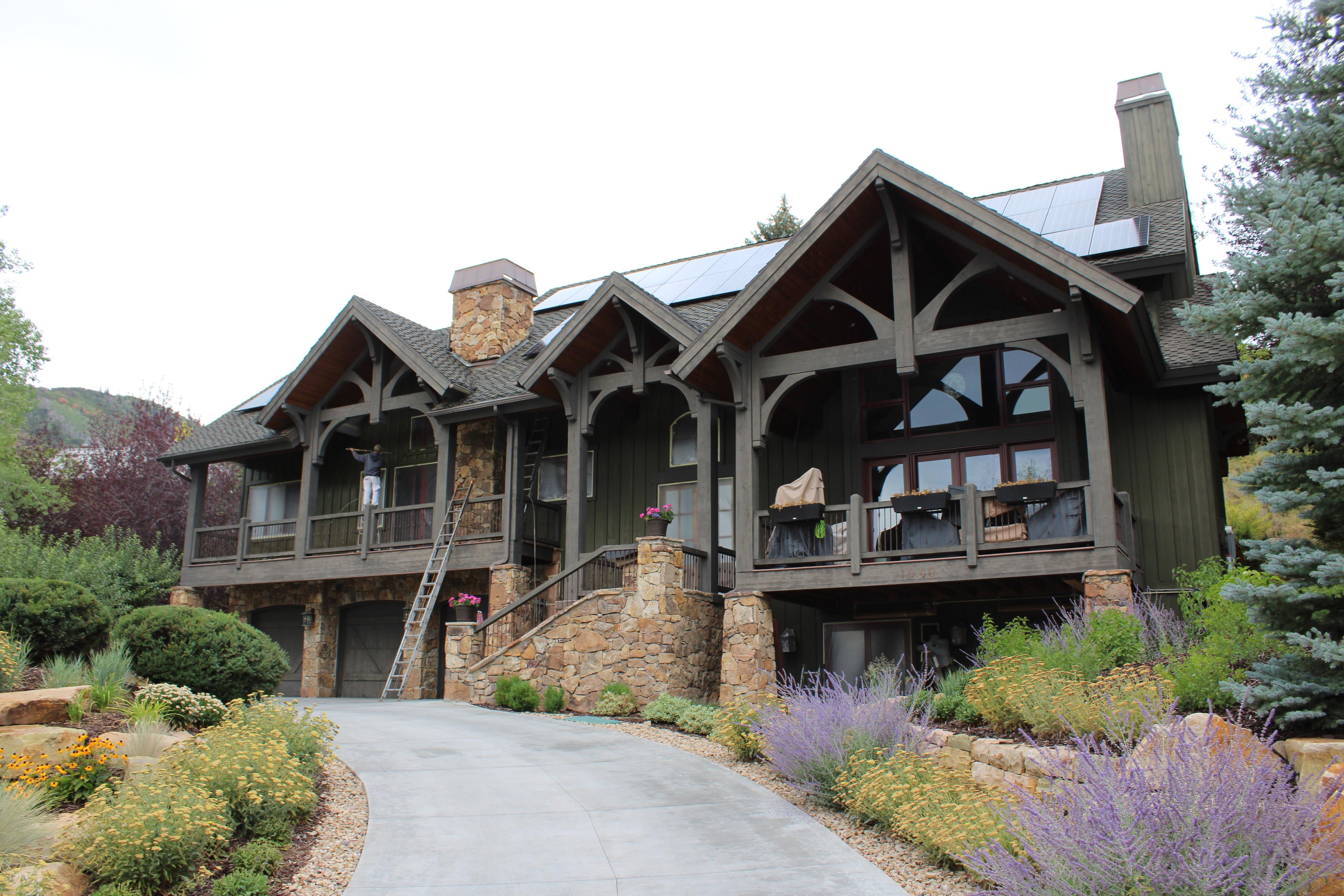 Exterior house painting in Park City