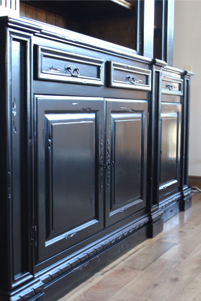 Elegant China Cabinet Repaint | Precision Interior Painting