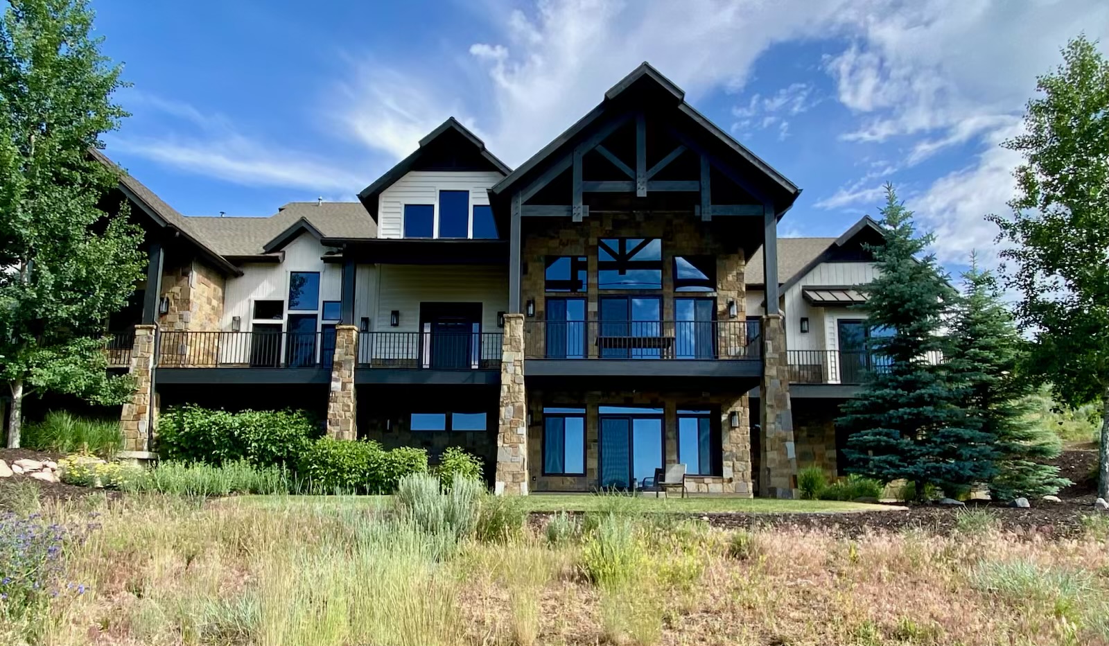 Full Exterior Stain Transformation | Modernizing a Home From Dark, Outdated Color to Contemporary Style