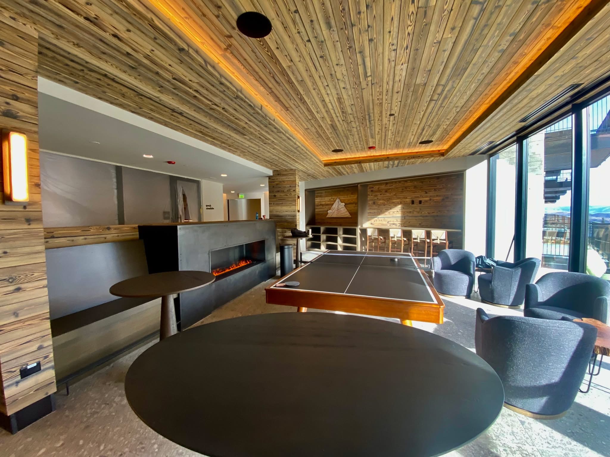 Interior Paint + Finish Upgrade | Game Room & Golf Simulator Space in Exclusive Park City Ski Condos