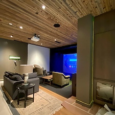 Interior-Paint-Finish-Upgrade-Game-Room-Golf-Simulator-Space-in-Exclusive-Park-City-Ski-Condos 1